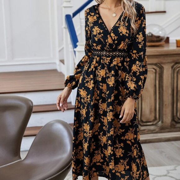 BOHO BEAUTY Floral Print Dress - Black - Picture 3 of 6